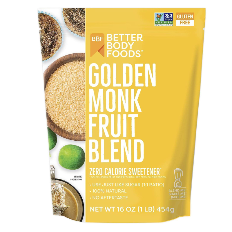 BetterBody Foods Golden Monk Fruit Sweetener Blend