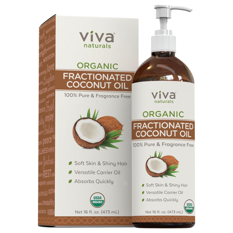 Viva Naturals Organic Fractionated Coconut Oil