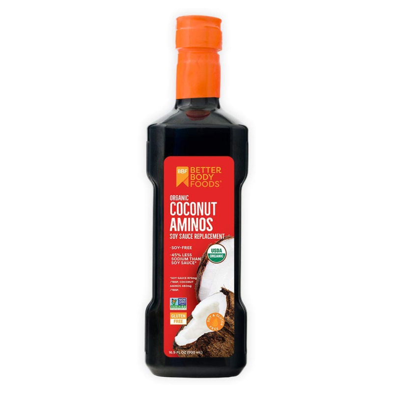 BetterBody Foods Organic Coconut Aminos, Soy Sauce