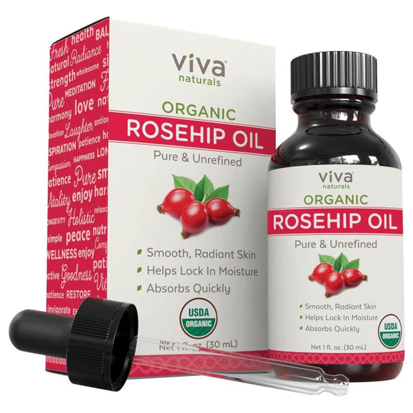 Viva Naturals Organic Rosehip Seed Oil