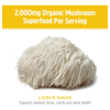 Om Mushroom Superfood Lion's Mane Organic Mushroom Powder